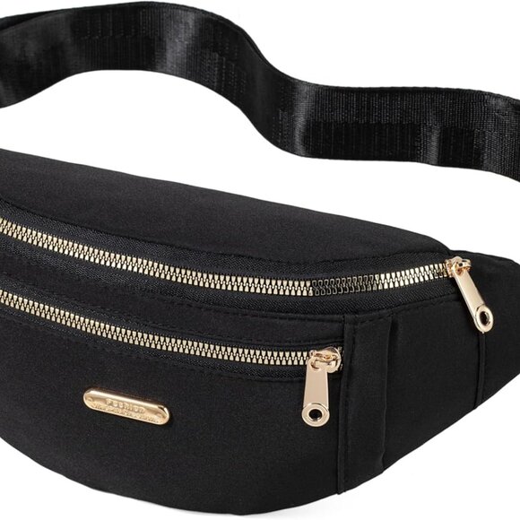 Fanny Pack Waist Pack - Waterproof Sling Crossbody Bag for Running Sports Travel - Picture 2 of 7